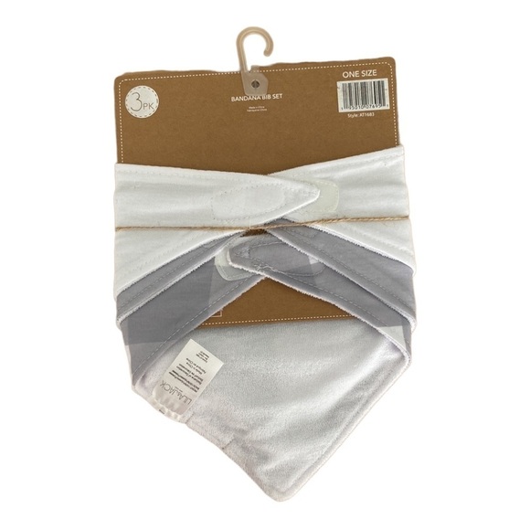 LILA & JACK My First Thanksgiving Bandana Bib Set 3PK NWT - Picture 2 of 11